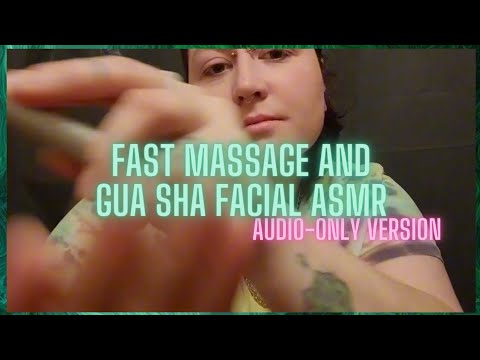 Fast and Aggressive ASMR Massage 🖤💤 Personal Attention Facial Treatment ASMR No Talking-Audio-Only