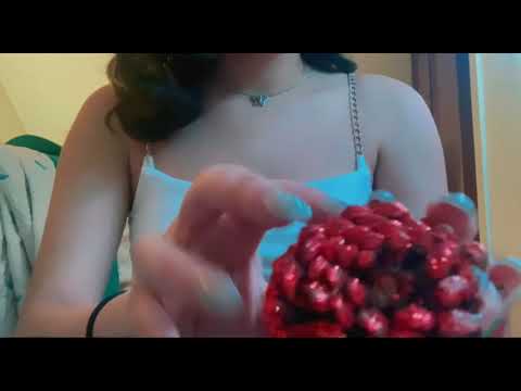 ASMR~ Scratching on this Christmas pine cone thingy *fast* *agressive*