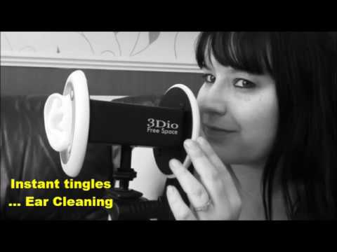 ASMR - Instant Tingles - Mini Ear Cleaning (Sounds only) 3Dio Binaural mic