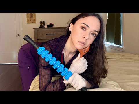 ASMR Psychotic Bedside Medical Exam | Unhinged Nurse Gives You Full Body Checkup [POV] Role Play