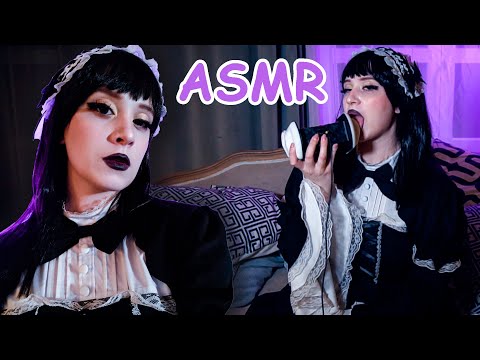 АСМР ЛОЛИТА ГОРНИЧНАЯ ПОЛИЖЕТ ТВОИ УШКИ 👅 | ASMR MAID LICKING YOUR EARS