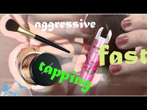 FAST AGGGGGGGRESSIVE tapping on objects. ASMR ACMP?