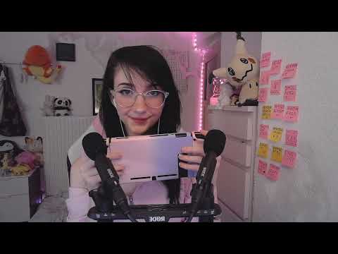 auditive ASMR ☾ Nintendo Switch tapping & scratching