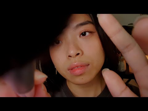 ASMR Brushing Every Part of Your Face 🌠 Slow & Close Up Face Brushing For Sleep (Layered Sounds)
