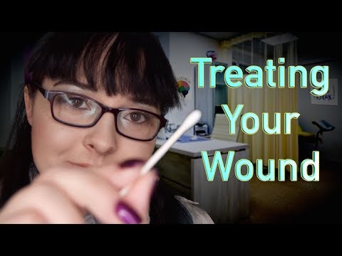 Treating your wound ASMR [RP MONTH]