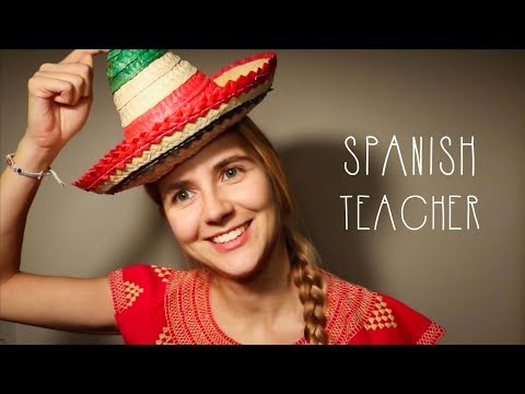 ASMR Relaxing Teacher - Teaching You Spanish