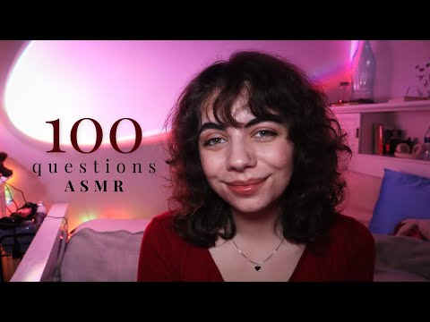 ASMR | 100 Personal Questions to Fall Asleep to (whispered)