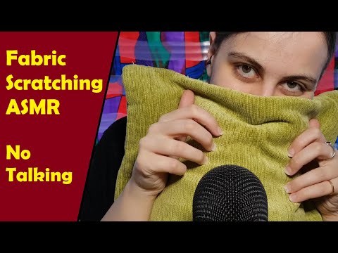 ASMR Tingly Fabric Scratching - No Talking After Intro