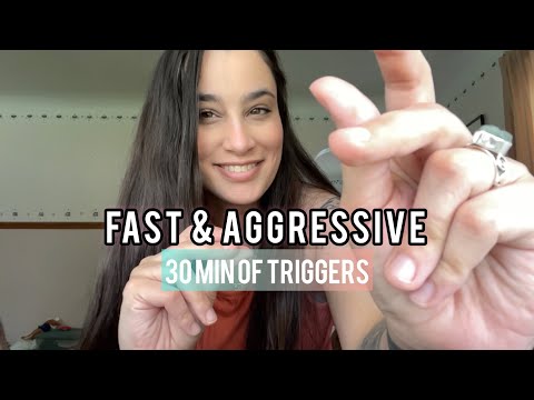 Unplanned, Fast & Aggressive ASMR | Visuals, Hand Sounds & Scalp Scratching
