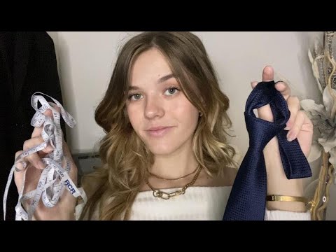 ASMR Mens Suit Fitting Roleplay 👔