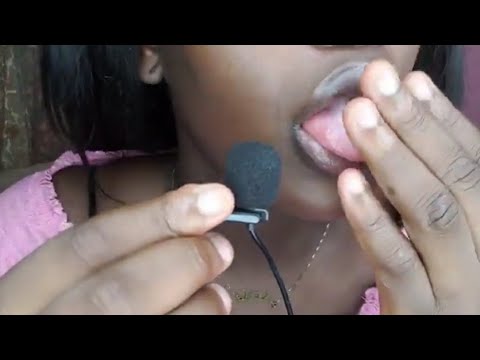 ASMR  💕 spit painting 🎨  your face| aggressive,  fast and aggressive wet mouth sounds