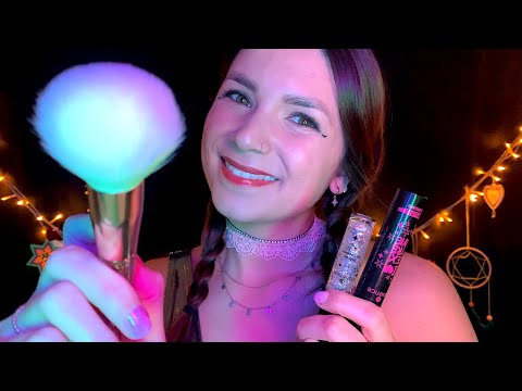 ASMR Crazy Friend Does Your Makeup for a Spontaneous Date (Fast but Relaxing)