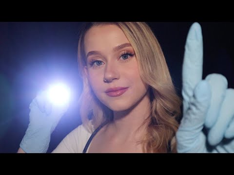 ASMR 10 Minute Cranial Nerve Exam (Fast Paced)