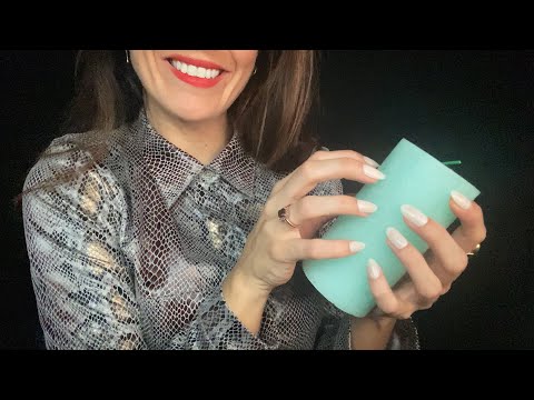 ASMR - Fast Tapping & Scratching on Candles - No Talking
