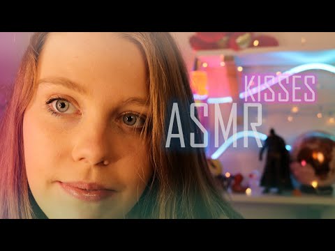 ASMR | Clicky KISSES Close-up For SLEEP | Face Touching, Personal Attention & Mouth Sounds