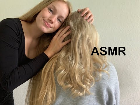 ASMR | Sleepy Hair play 💆‍♀️ with my best Friend (german/deutsch) 3DIO |RelaxASMR