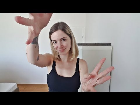 ASMR hand sounds + mouth sounds + personal attention, energy plucking, sensitive - relaxing triggers