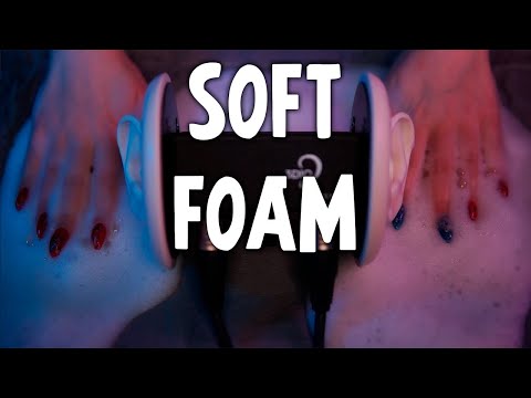 ASMR Gentle Foam Sounds 💎 and a little tapping, No Talking