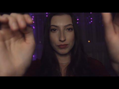 ASMR inaudible whispers with hand movements