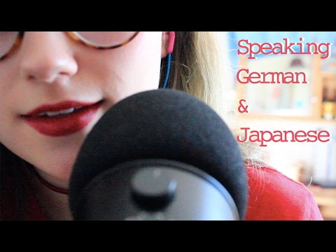 ♬ ♪  ASMR -  Whispering in German and Japanese ♬ ♪
