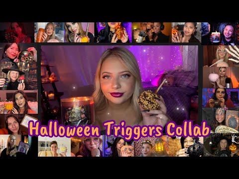 Asmr Halloween Triggers Collab 🎃👻 Huge Trigger Assortment for Relaxation & Sleep 😴