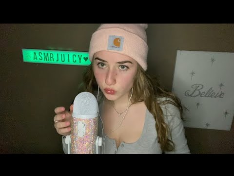 [asmr] FACE REVEAL… and 50 layers of lipgloss 💋