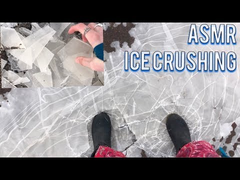 ASMR Ice Crunching and Nature Sounds