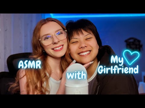 My Girlfriend Tries ASMR | Fast & Aggressive Triggers (tapping, scratching, mic triggers)