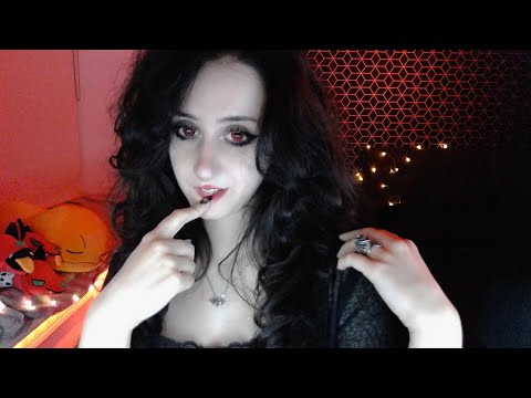 ASMR 🩸 Vampire Girlfriend Relaxes You (and turns you)