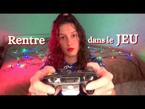 ASMR FR | Tu rentres dans un jeu vidéo (cyber girl, gaming, manette bruit, games, gameplay)