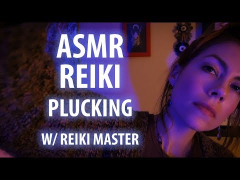 ASMR Reiki Plucking with Symbols and Hand Movements