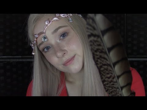 ASMR The Princess has a Secret... (Feather on your Face, Soft Spoken, Writing)