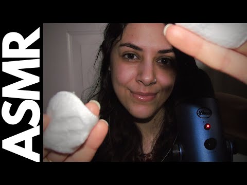 ASMR | Cotton Pad Sounds and Wiping Away the Screen (Whispered Ramble)