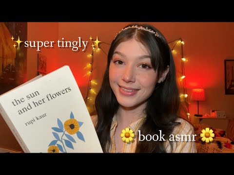 ASMR | Big Sis Reads You Poetry to Cheer You Up ☺️💖 ~close whispers, personal affirmations~