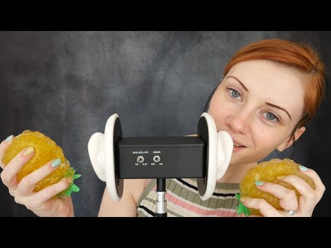 ASMR - Squashy Pineapple sounds right in your ear