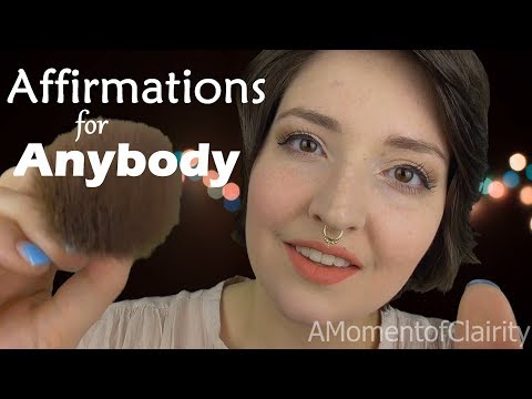 [ASMR] Positive Encouragement | LGBTQ+ | Face Brushing & Affirmations for Relaxation