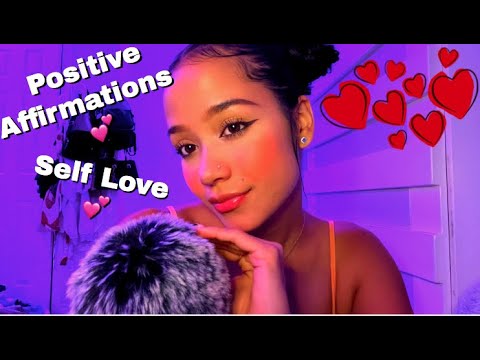 ASMR Positive Affirmations For Self Love💕 💕 (VERY HELPFUL)