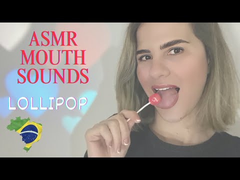 ASMR Lollipop🍭 eating sounds| Wet and intense mouth sounds for your relaxation 😋 Whispers
