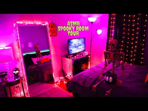 ASMR | Lo-Fi Spooky Room Tour 🕯🎃