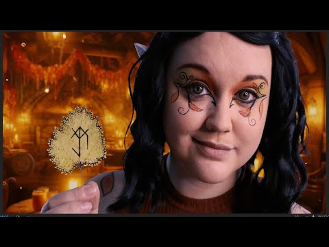 ASMR Magical Bind Runes with an Elf (Soft-Spoken Magic ASMR Roleplay) Painting, Learning Runes