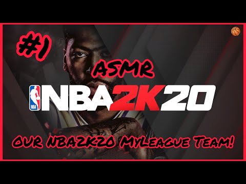 ASMR | OUR NBA2k20 Myleague Team 🏀 (Episode #1)