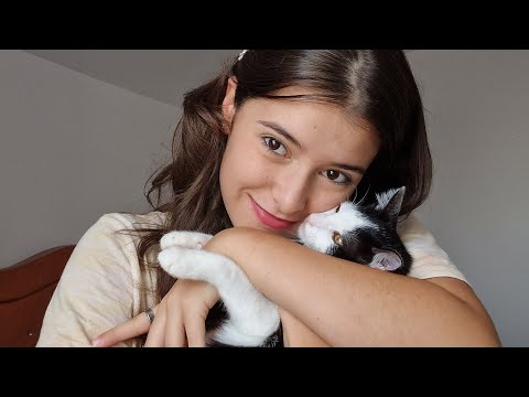 ASMR Bloopers with my cat💝🐱