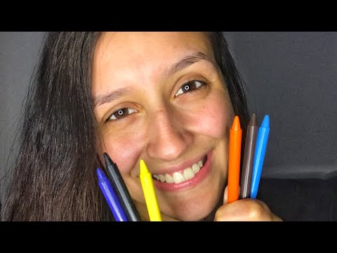 Asmr: painting your face